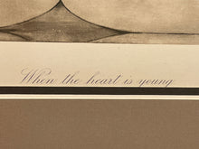 Load image into Gallery viewer, Framed Lithograph &quot;When the Heart Was Young&quot; by Maude Goodman

