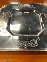Load image into Gallery viewer, Etched Silver Tray with Handles

